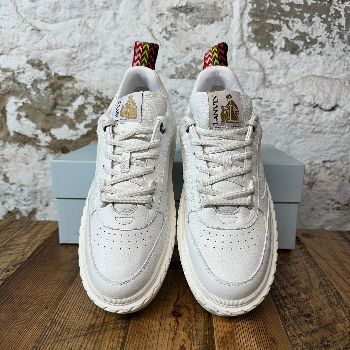 Lanvin Curbies 2 Low White Sneaker Sz 10 (43)