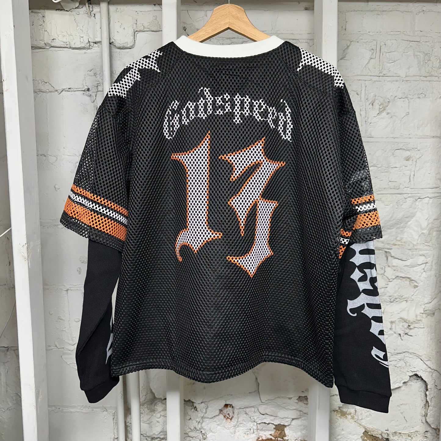 Godspeed Skull Jersey Long Sleeve Sz S