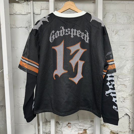 Godspeed Skull Jersey Long Sleeve Sz S