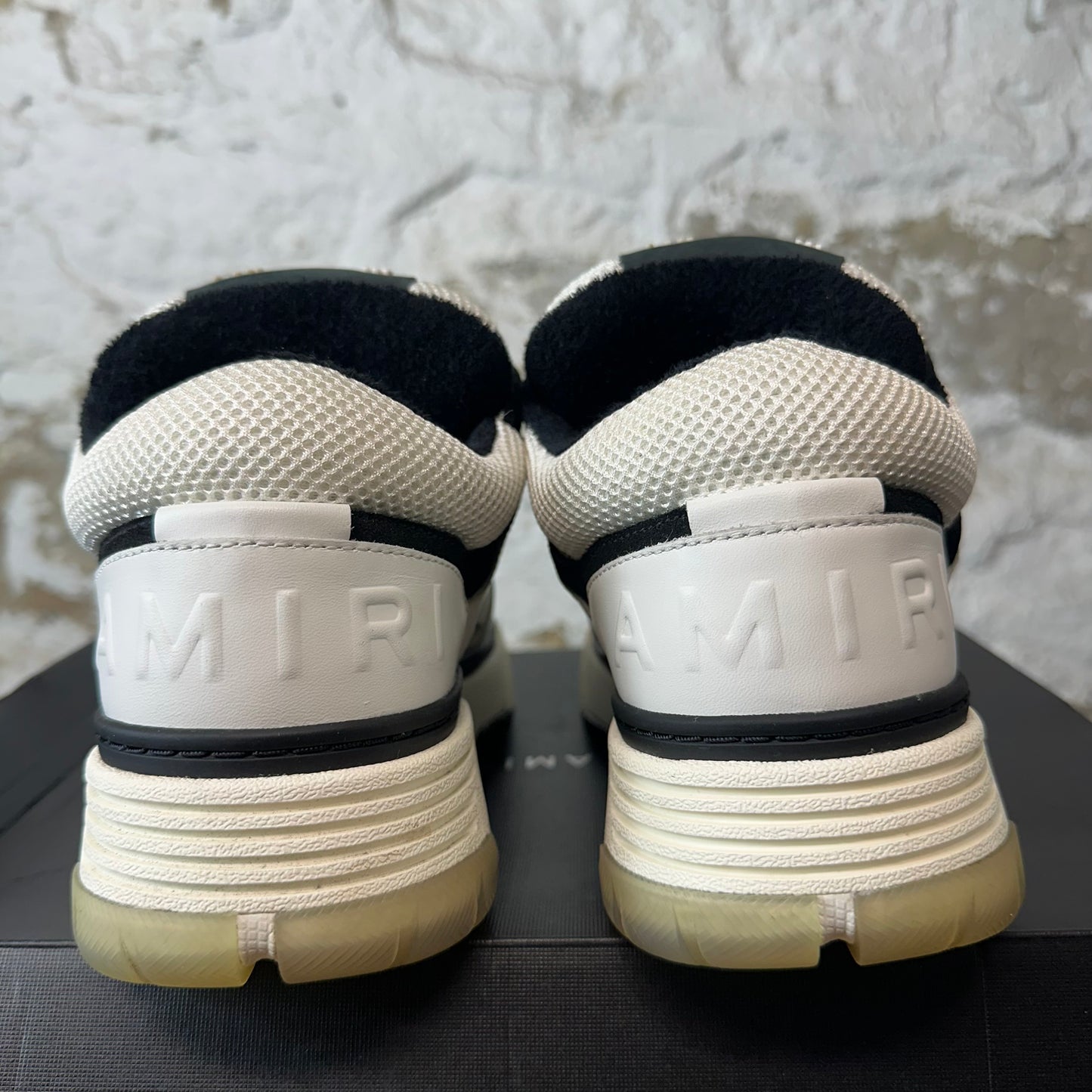 Amiri MA-1 Black White Cream Sneaker Sz 10 (43)