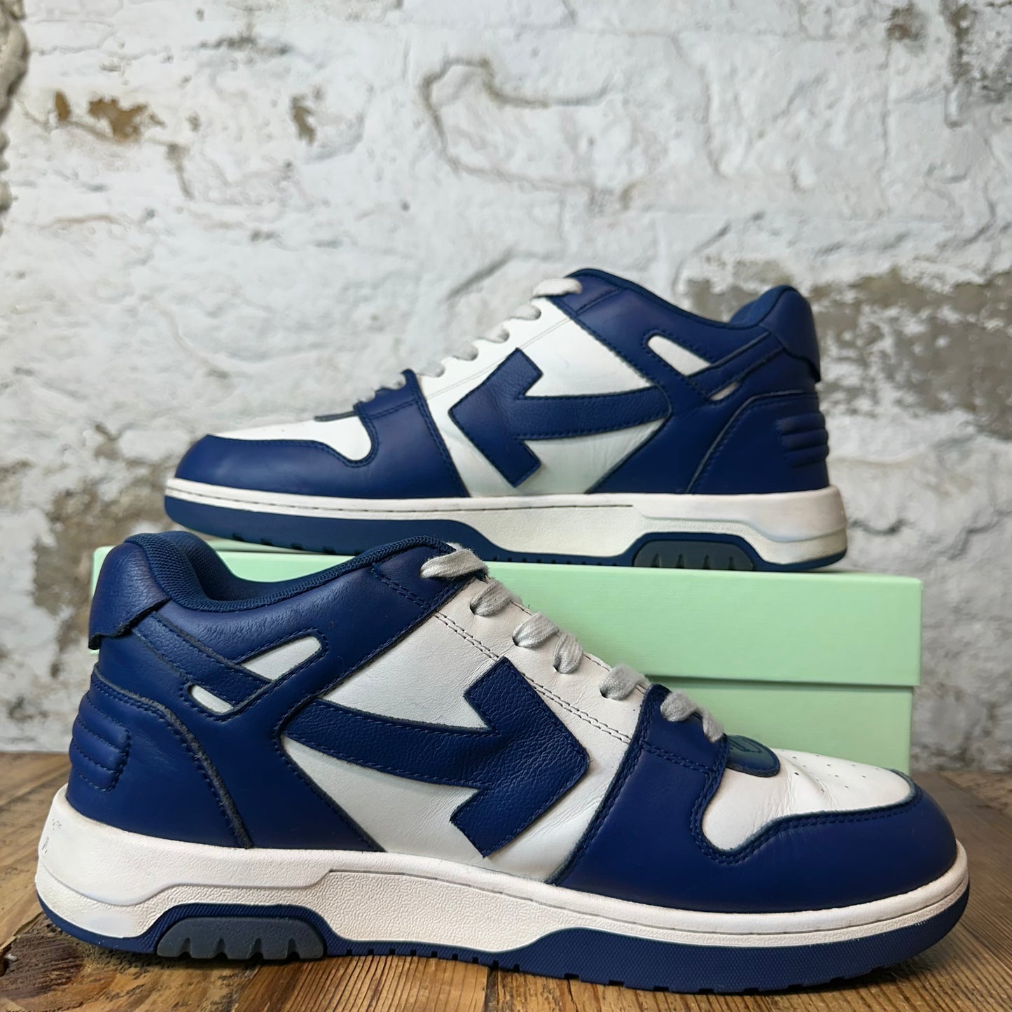 Off-White Out Of Office Blue White Sneaker Sz 12 (45)