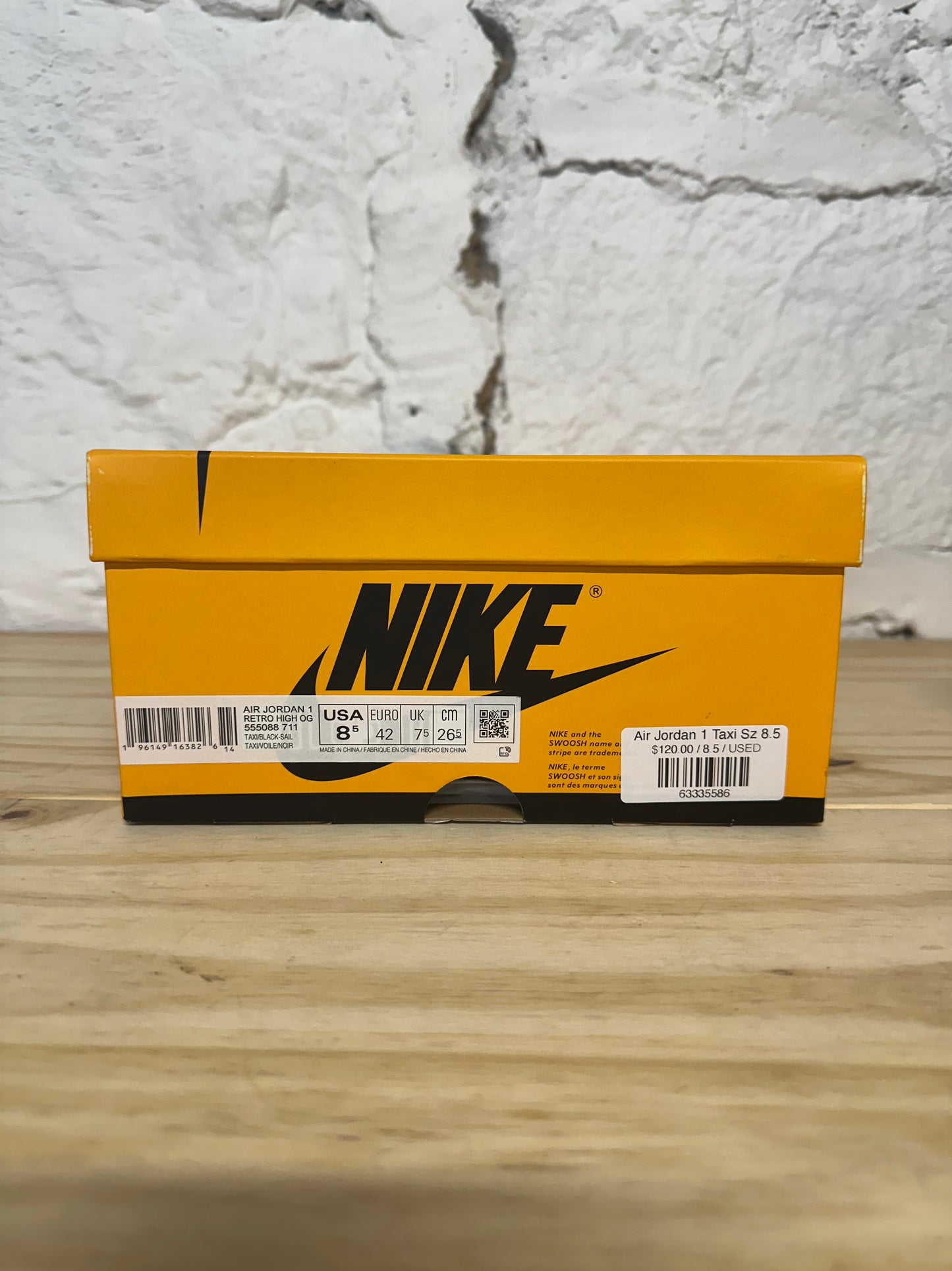 Air Jordan 1 High Taxi Sz 8.5