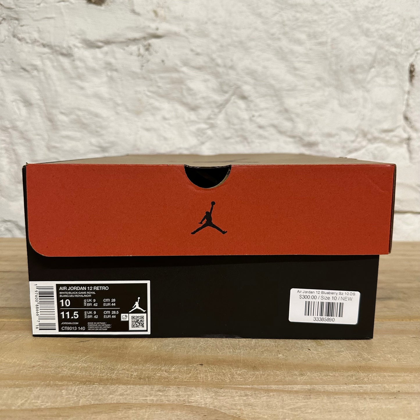 Air Jordan 12 Blueberry Sz 10 DS