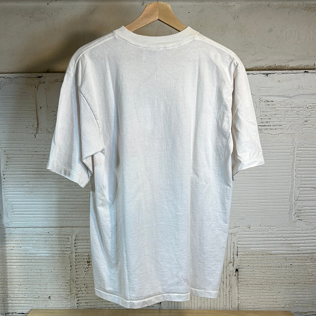 James Dean White Tee Sz L