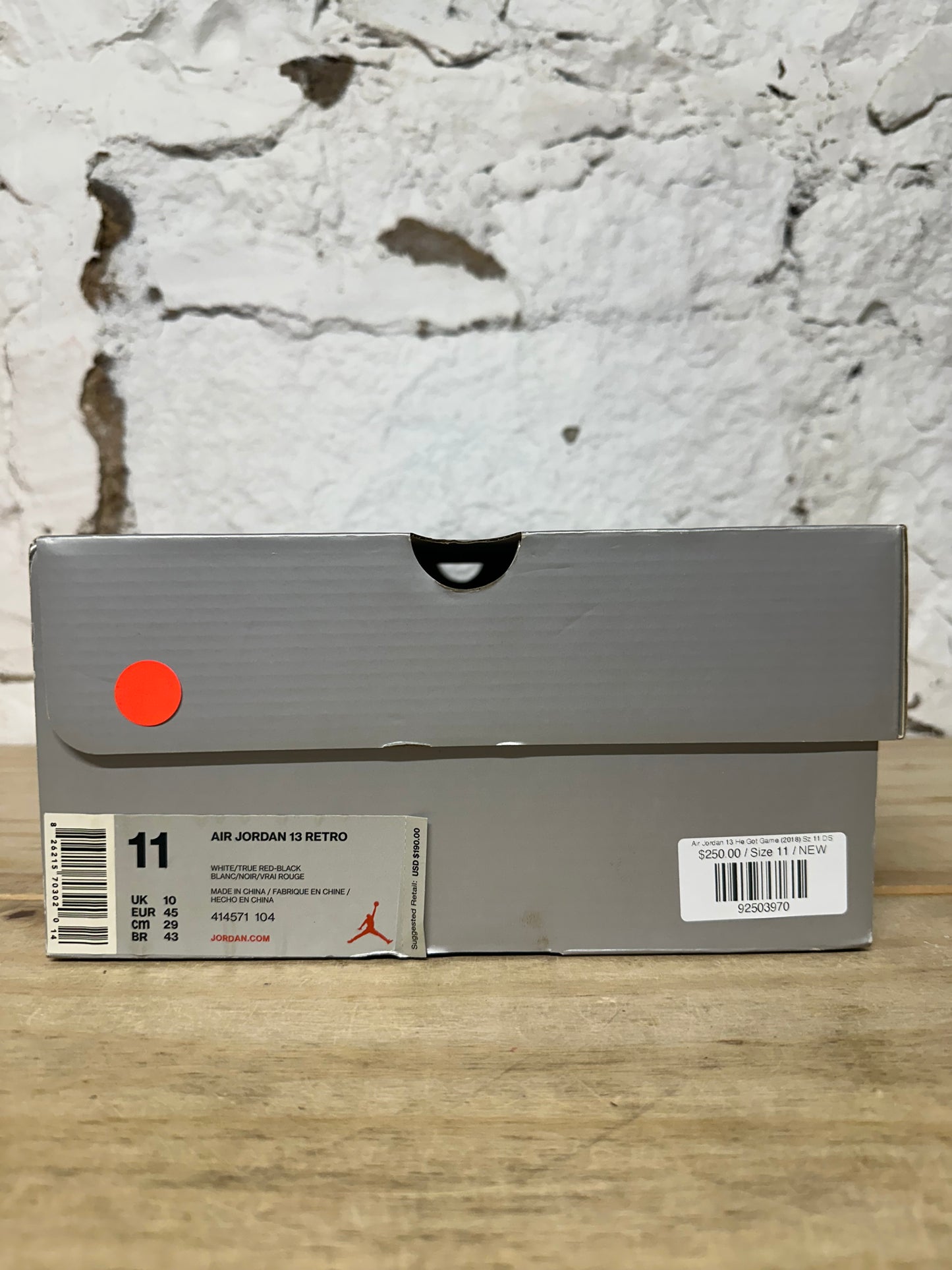 Air Jordan 13 He Got Game (2018) Sz 11 DS