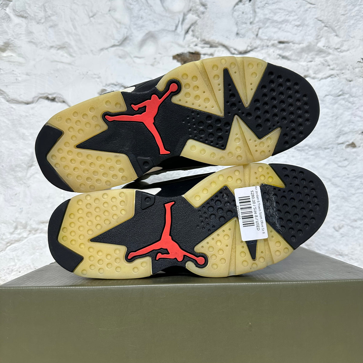 Air Jordan 6 Travis Scott Olive Sz 8