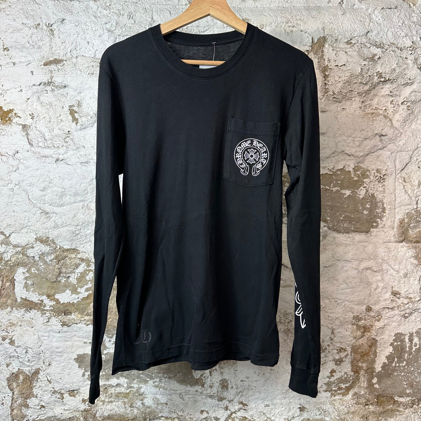 Chrome Hearts Las Vegas Horseshoe L/s Black Sz S