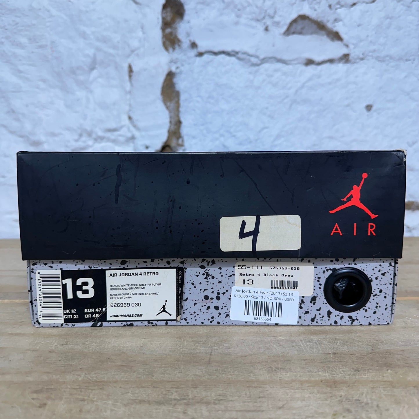 Air Jordan 4 Fear (2013) Sz 13