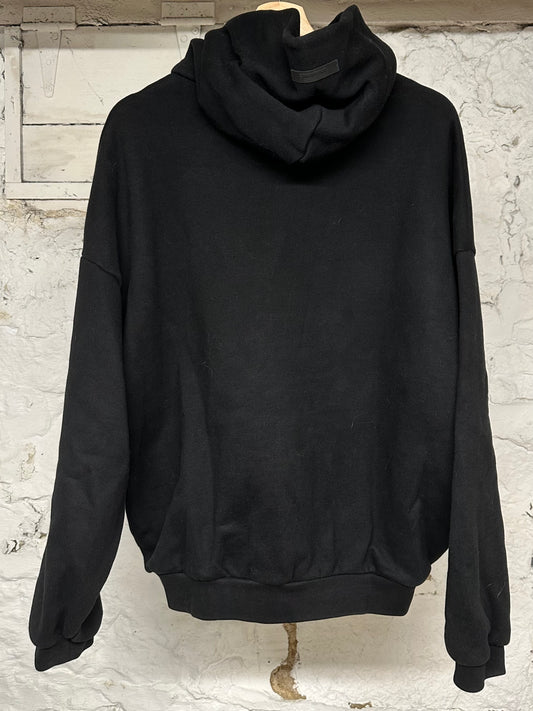 Fear of God Essentials State Black Hoodie Sz M