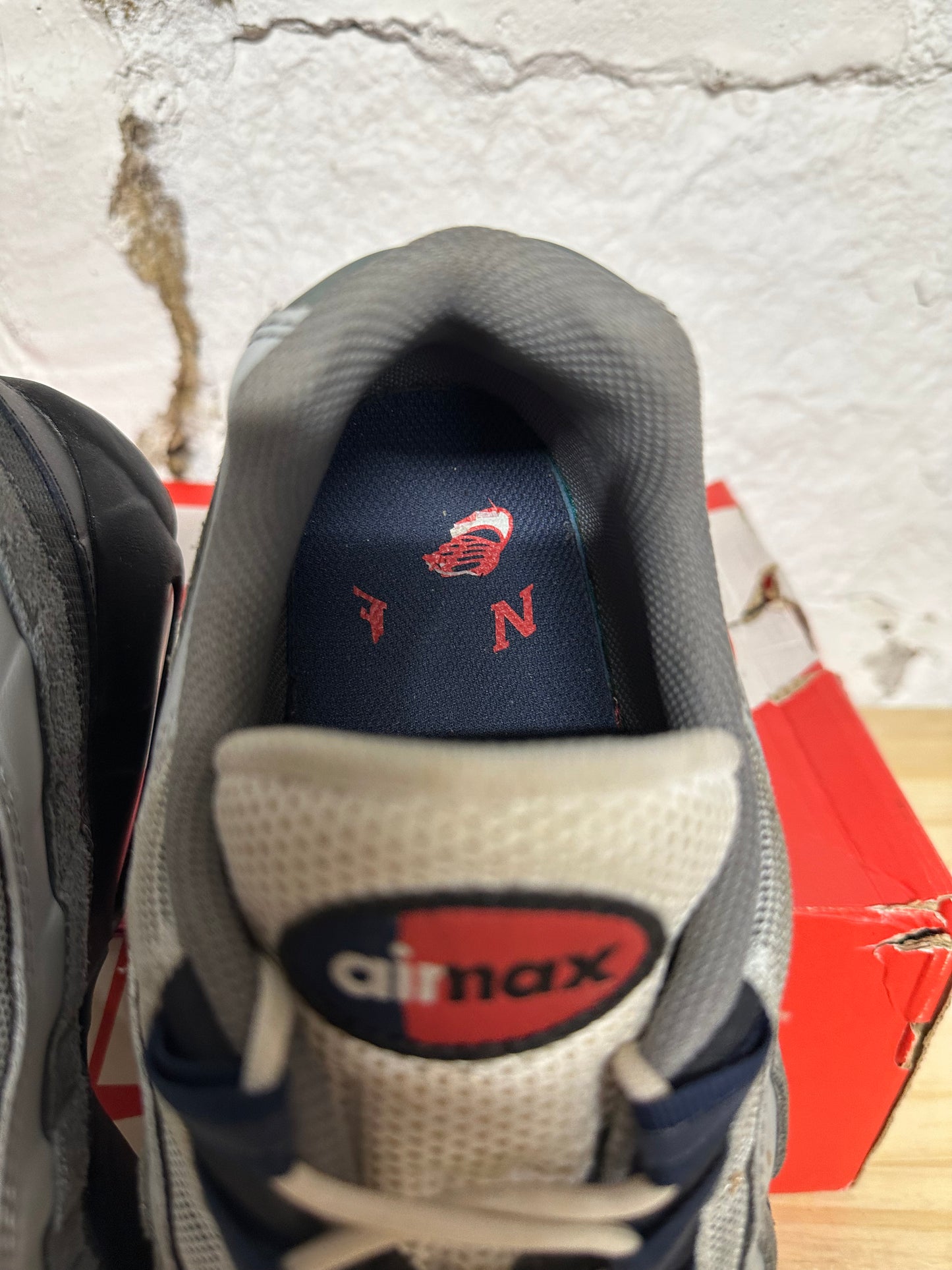 Nike Air Max 95 Track Red Smoke Grey Sz 13