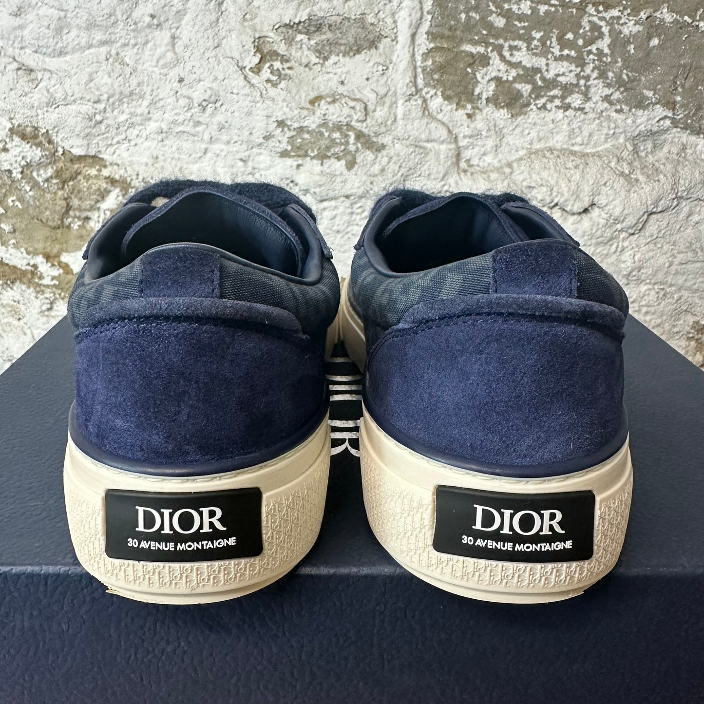 Dior B33 Denim Tears Navy Oblique White Sneaker Sz 10 (43)