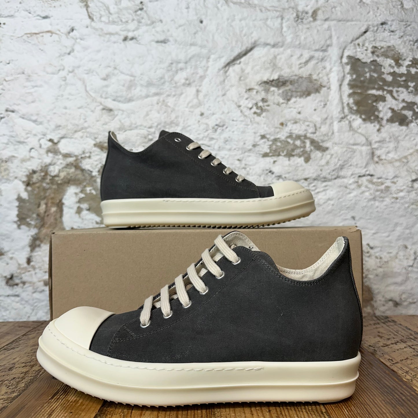 Rick Owens DRKSHDW Dark Dust Milk Sneaker