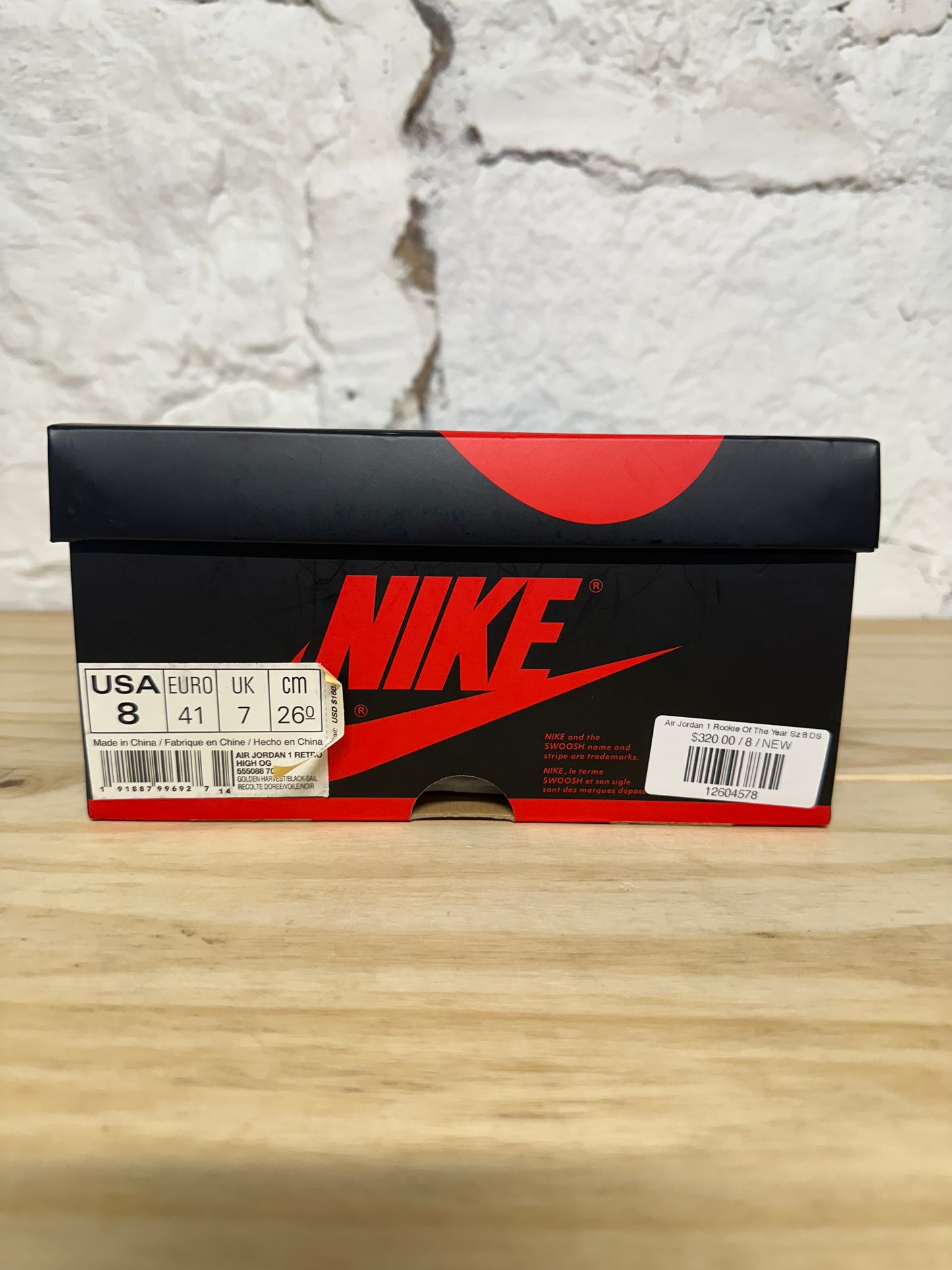 Air Jordan High 1 Rookie Of The Year Sz 8 DS