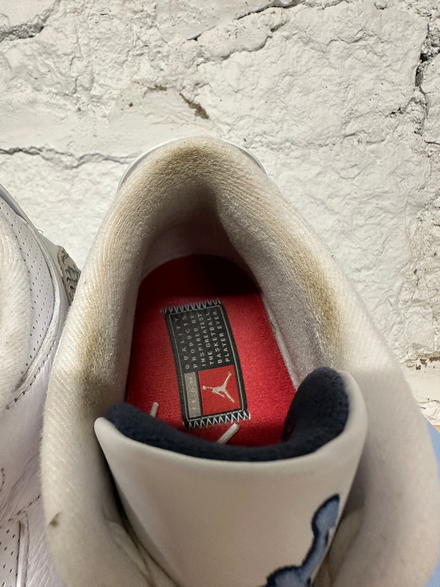 Air Jordan 3 UNC Sz 10