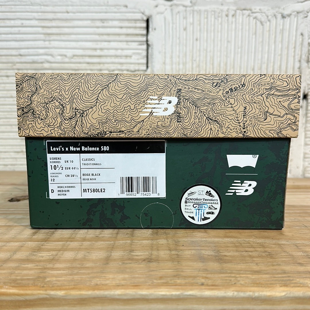 New Balance 580 Levi’s Beige Sz 10.5 DS