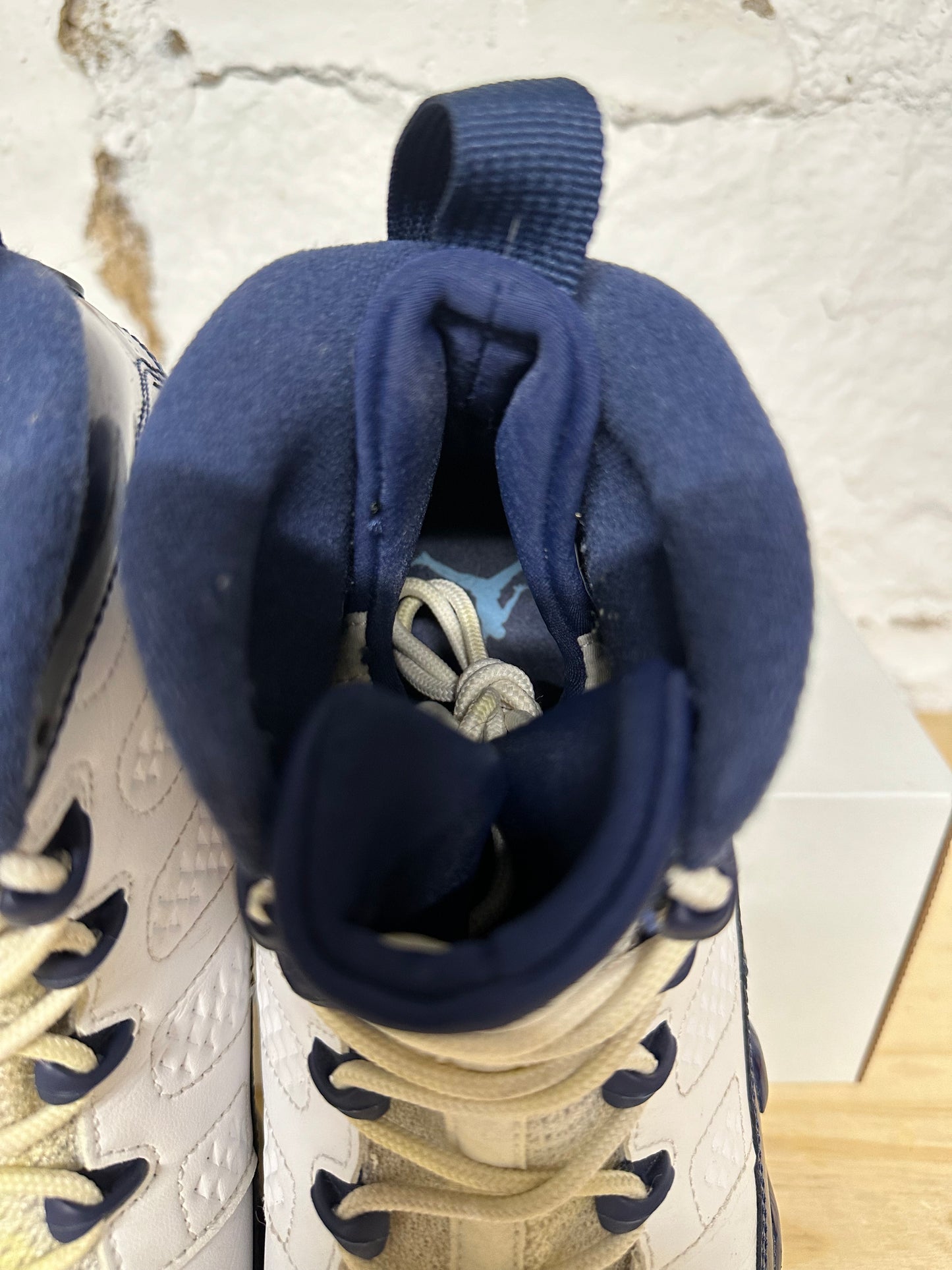 Air Jordan 9 Pearl Blue Sz 10