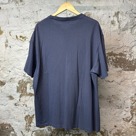 Gallery Dept Paint Splatter T-shirt Blue Sz XL