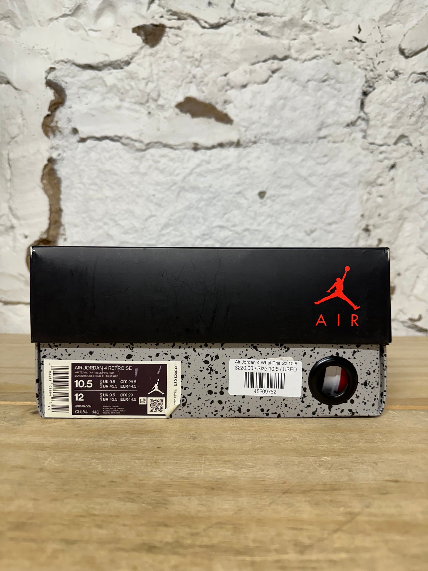 Air Jordan 4 What The Sz 10.5