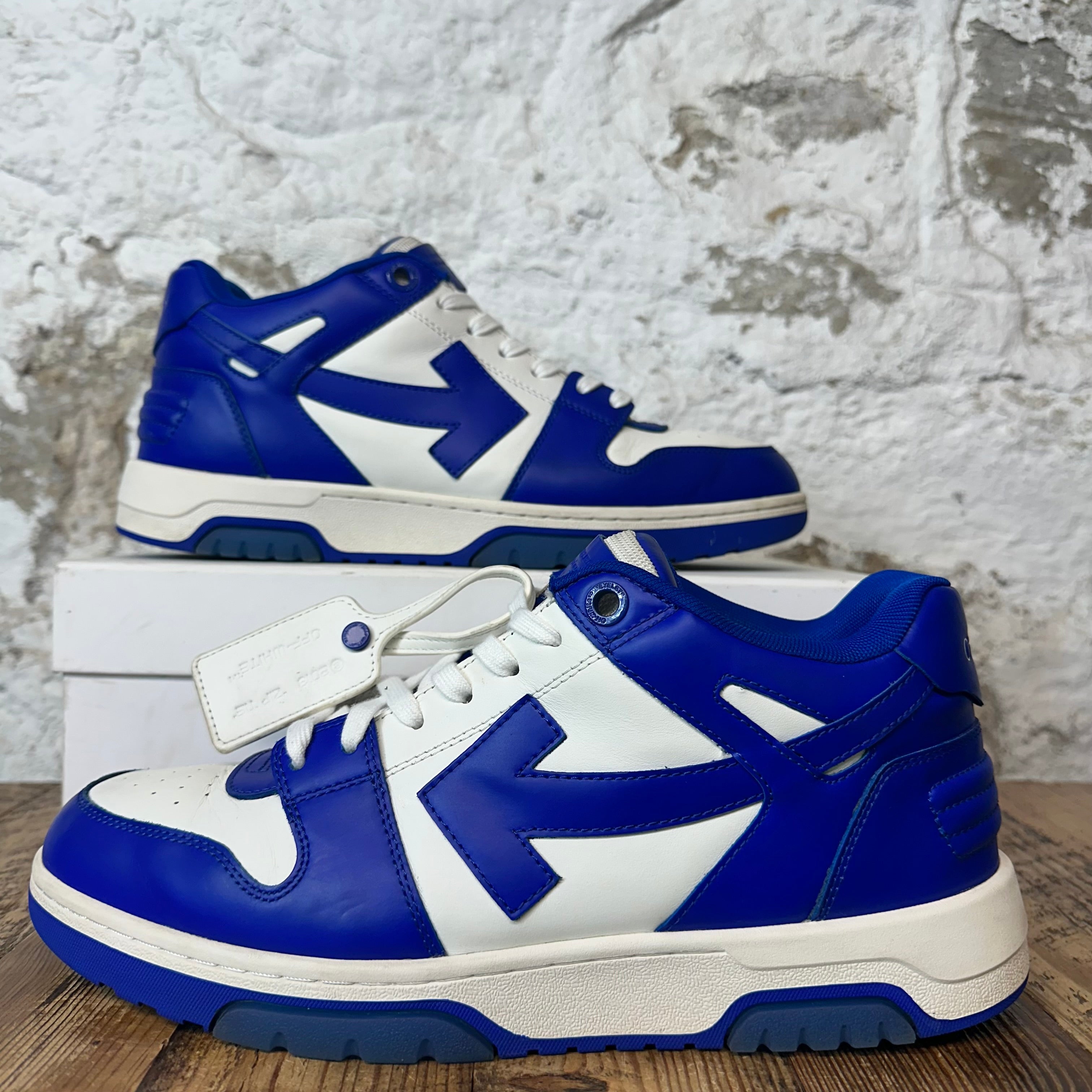 Off-White Out Of Office Royal Blue White Sneaker Sz 12 (45)