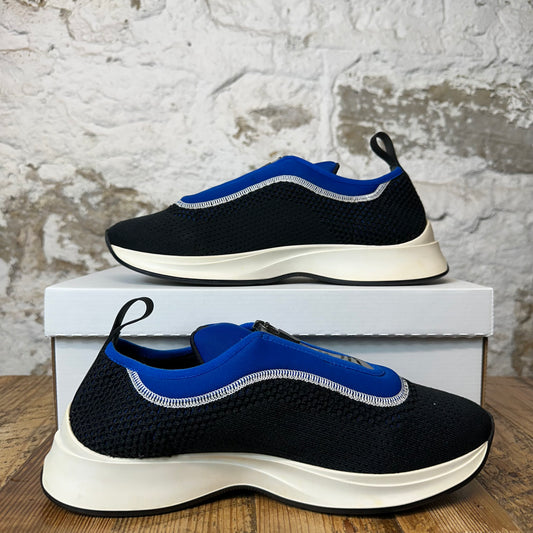 Dior B25 Blue Black White Zipper Sneaker Sz 9 (42)