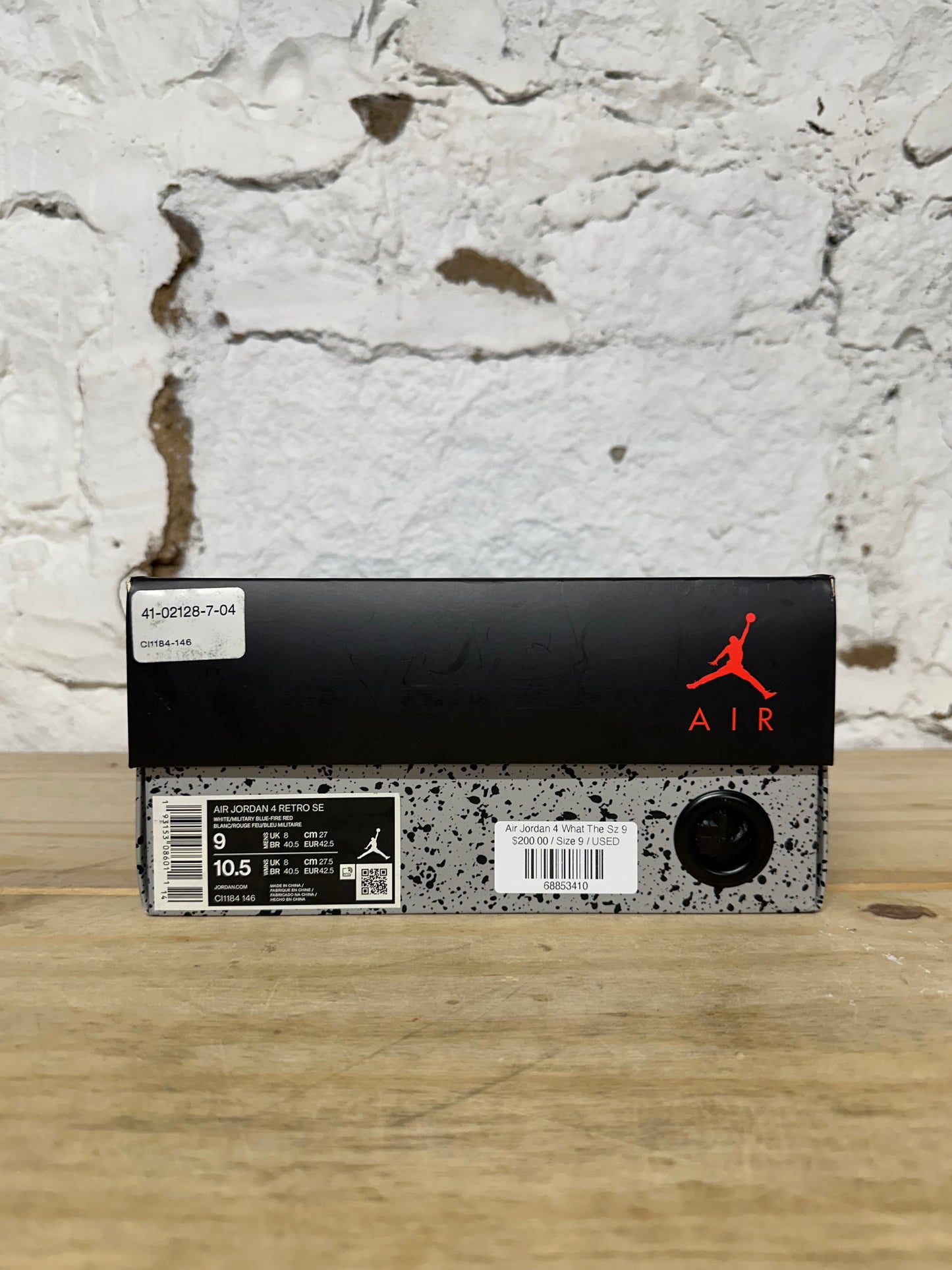 Air Jordan 4 What The Sz 9