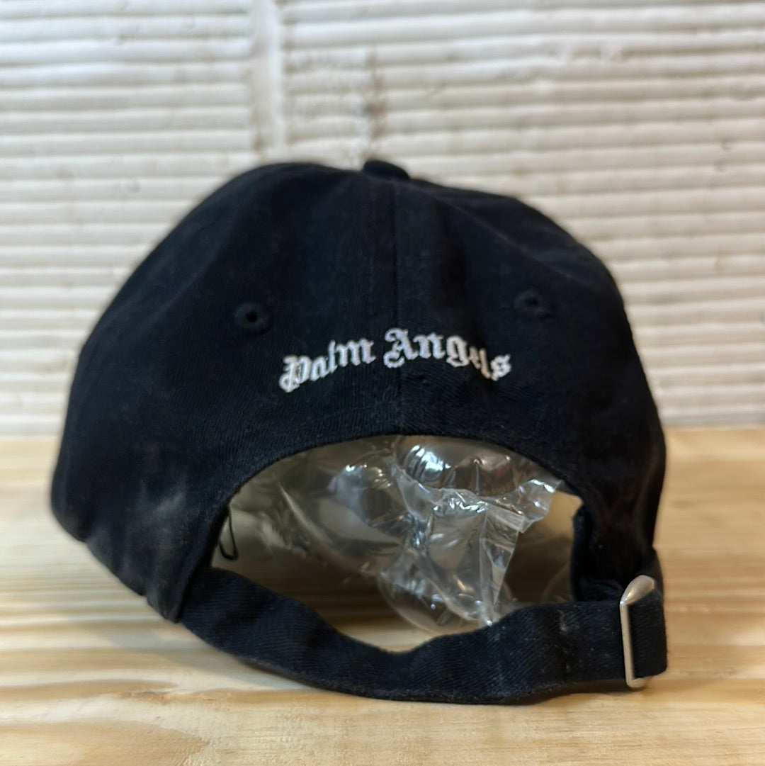 Palm Angels Logo Baseball Cap Black Hat