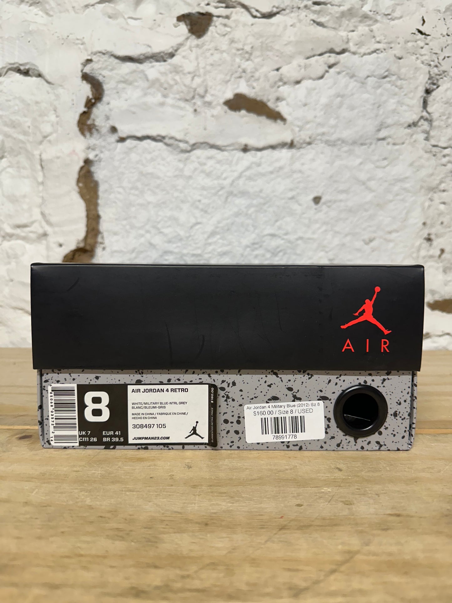 Air Jordan 4 Military Blue (2012) Sz 8