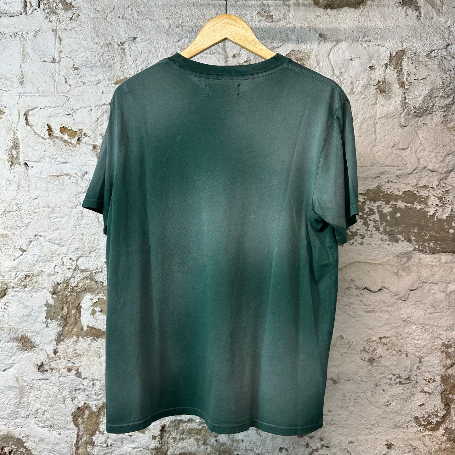 Amiri White Spell Tiger T-shirt Green Sz M