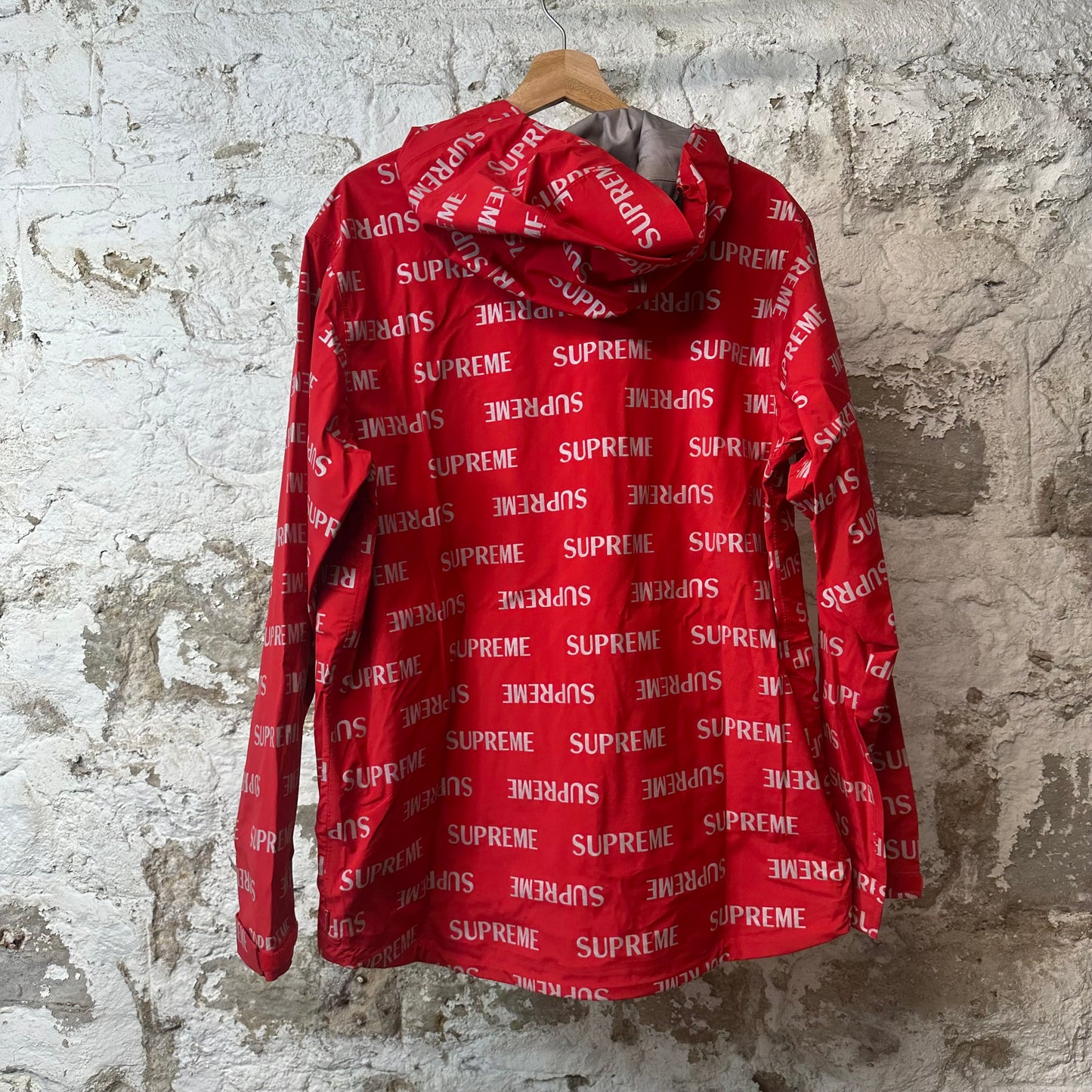 Supreme 3M Repeat Logo Jacket Red Sz L