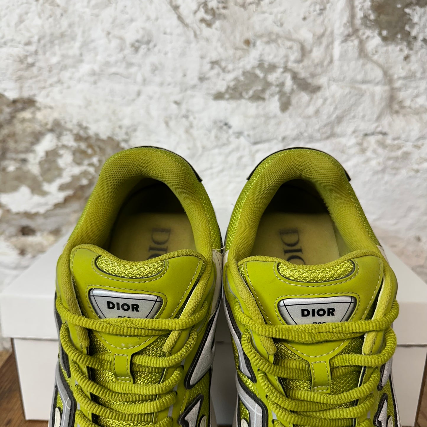 Dior B30 Lime Green White Sneaker Sz 8 (41) No Box