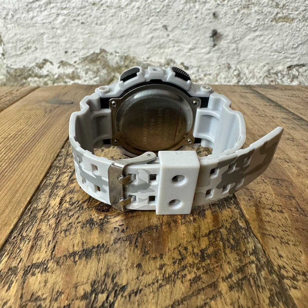 GV Gallery White Snow Camo Shock Watch