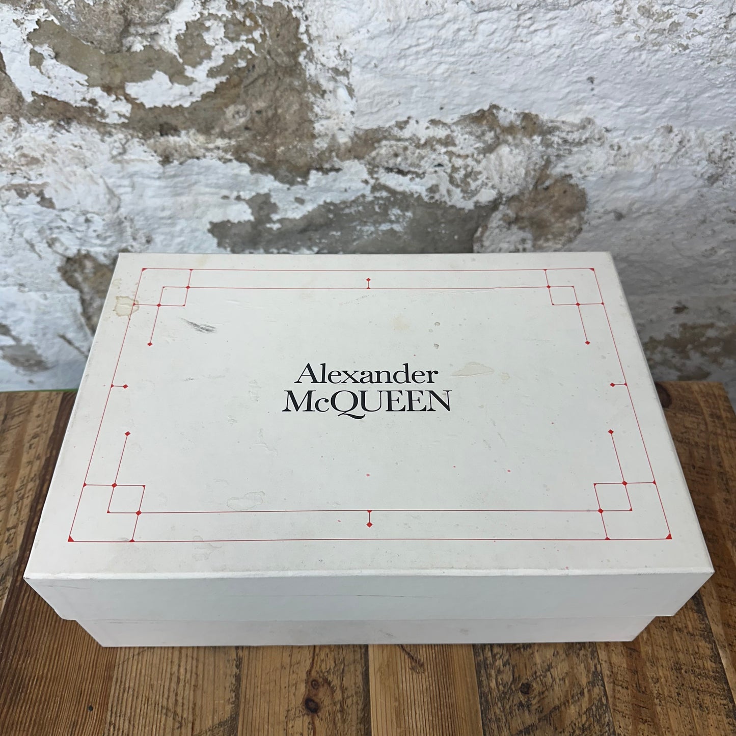 Alexander Mcqueen Mineral Yellow Tab White Sneaker Sz 10 (43)