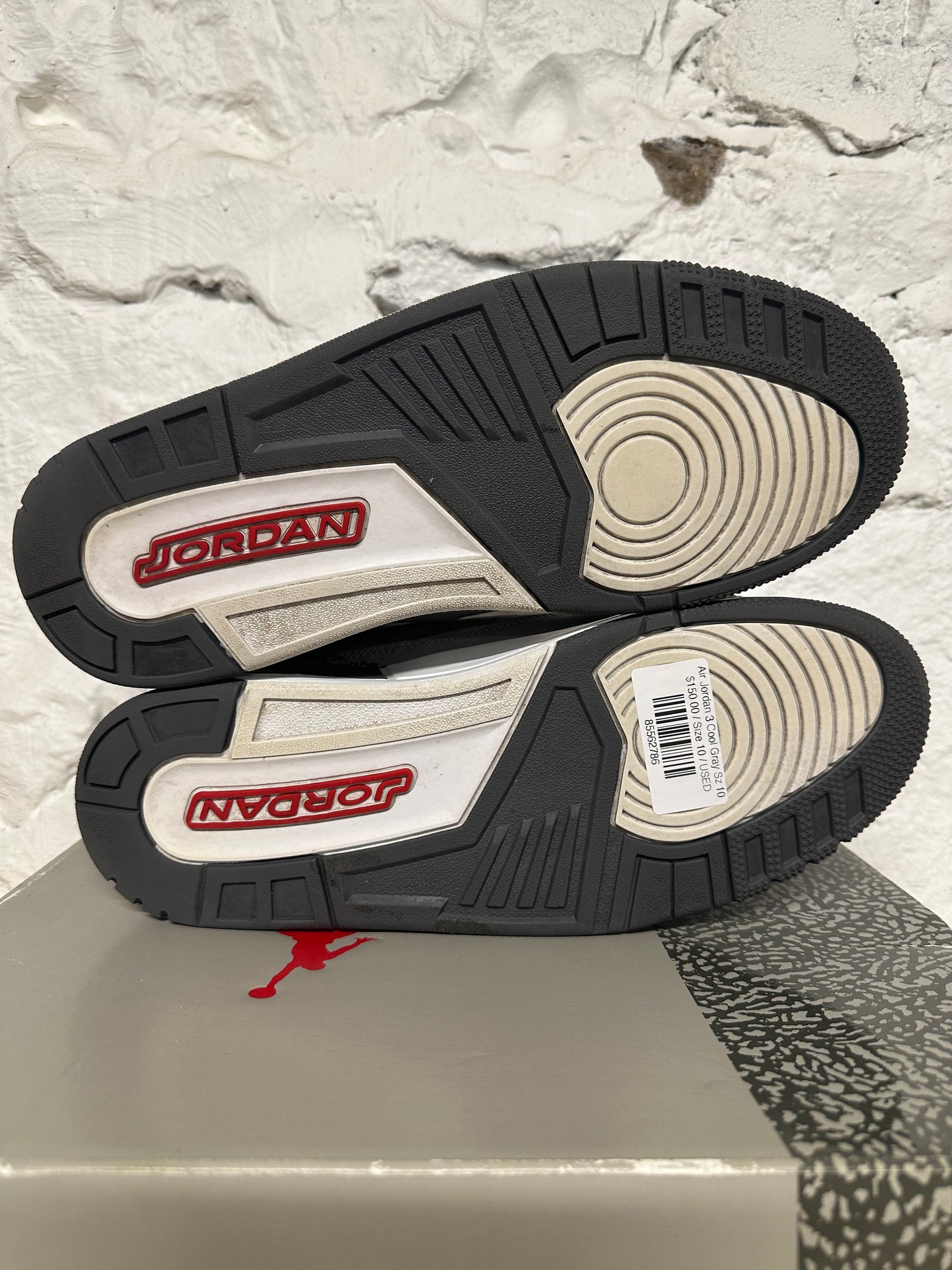 Air Jordan 3 Cool Grey Sz 10