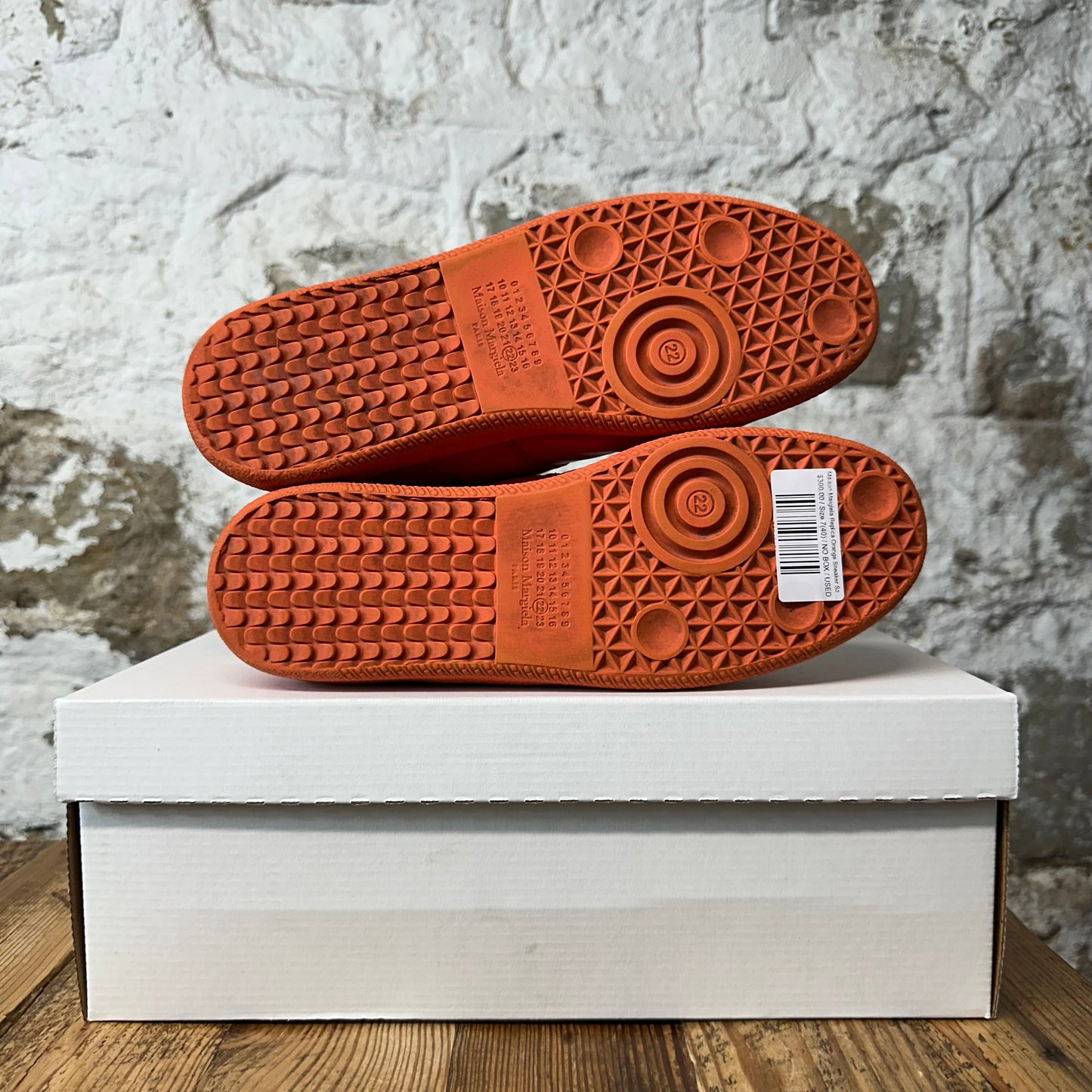 Maison Margiela Replica Orange Sneaker Sz 7 (40)