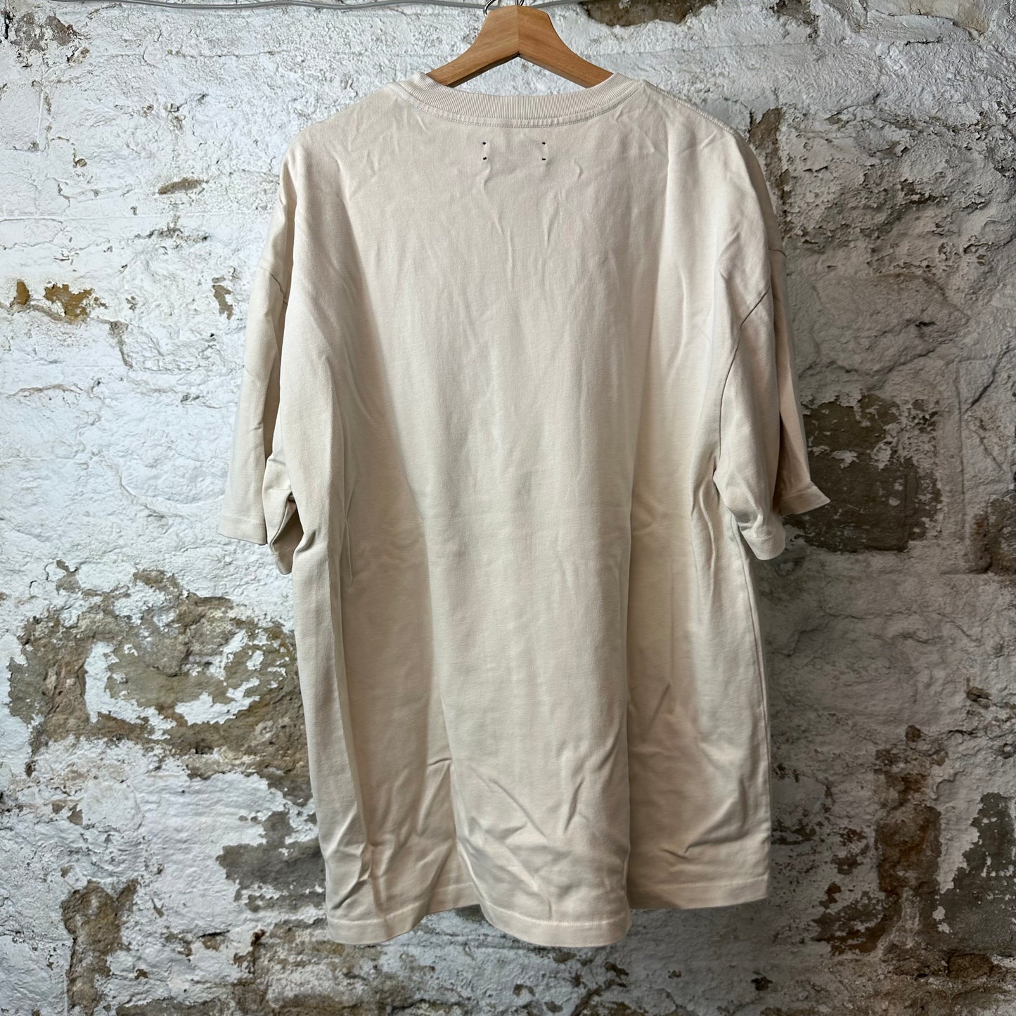 Amiri Vintage Spellout Beige T-Shirt Sz M