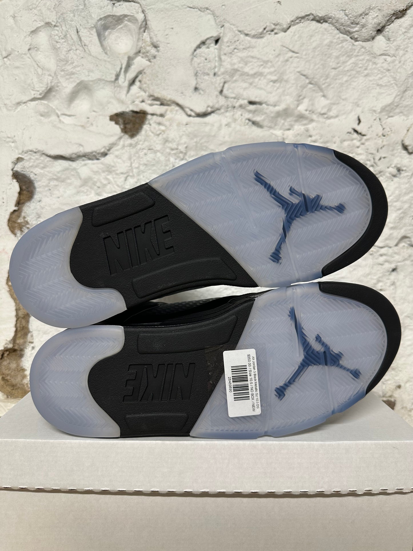 Air Jordan 5 Black Metallic Sz 10.5 DS