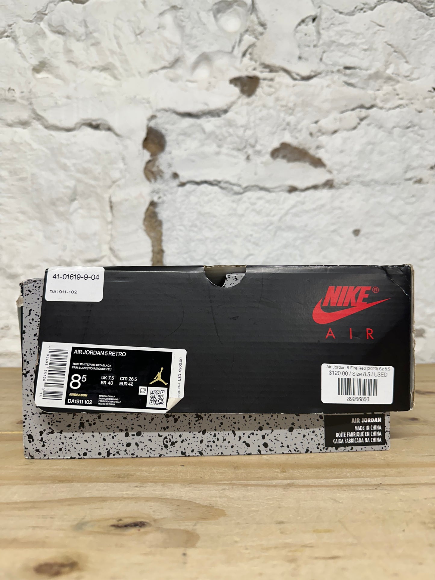 Air Jordan 5 Fire Red (2020) Sz 8.5