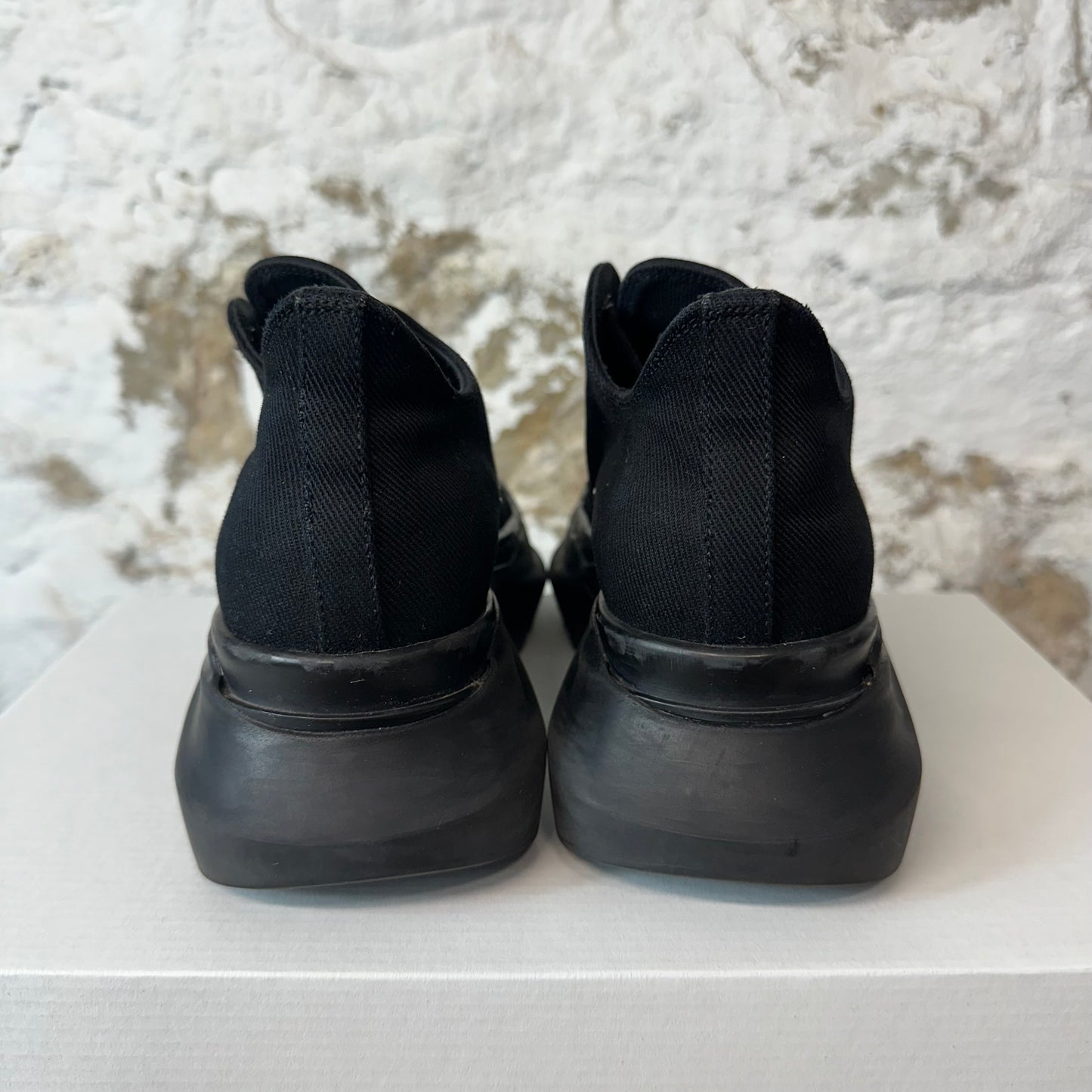 Rick Owens Black Abstract Low Sz 4 (35) No Box