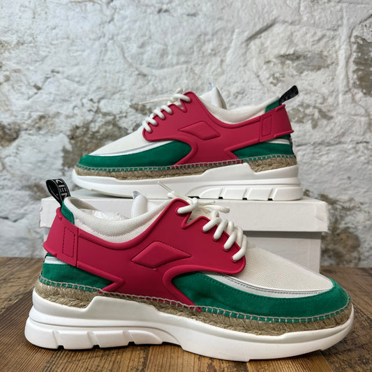 Kenzo K-Lastic Multicolor White Sneaker Sz 12 (45)