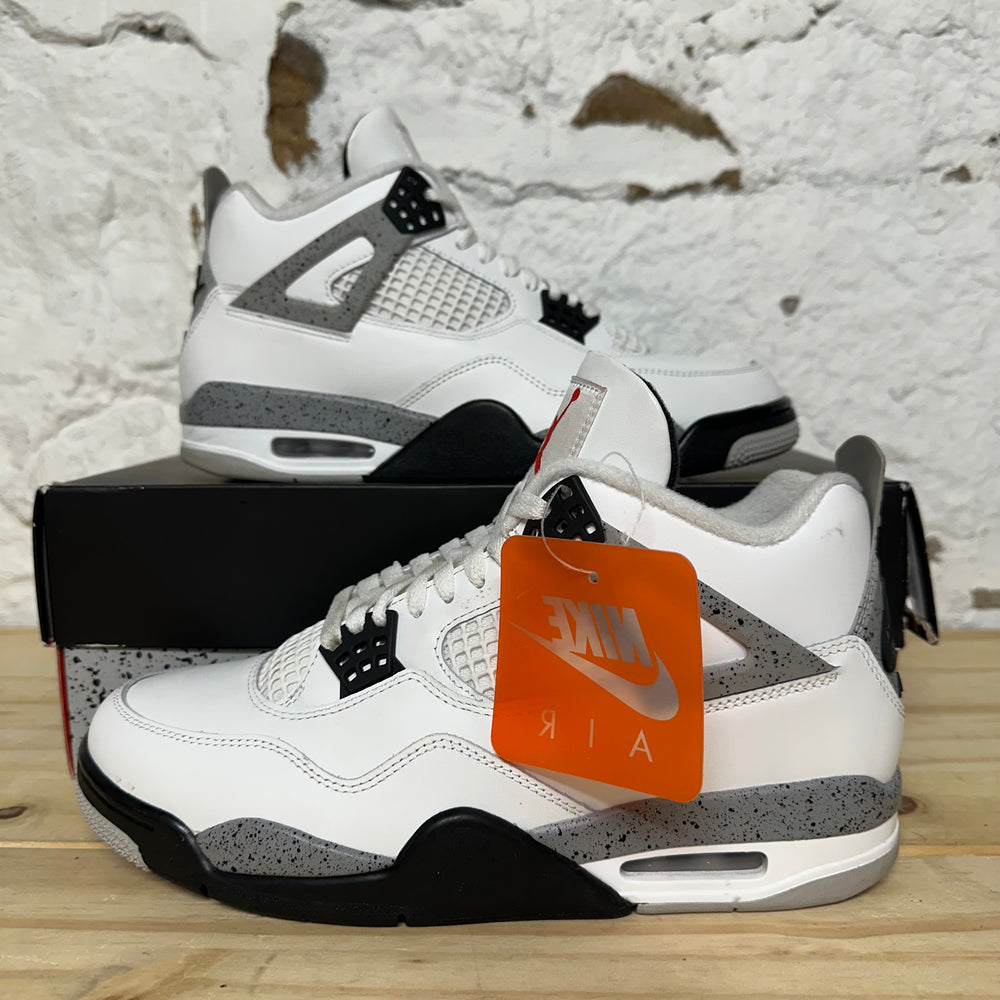 Air Jordan 4 White Cement (2025) Sz 9