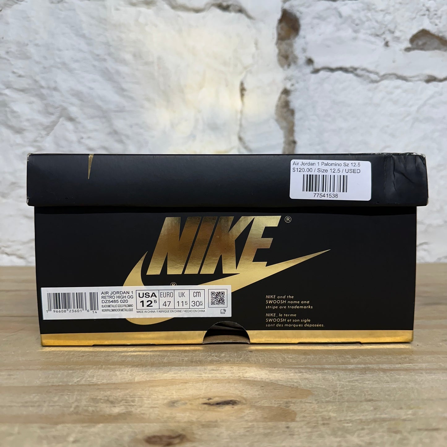Air Jordan 1 High Palomino Sz 12.5