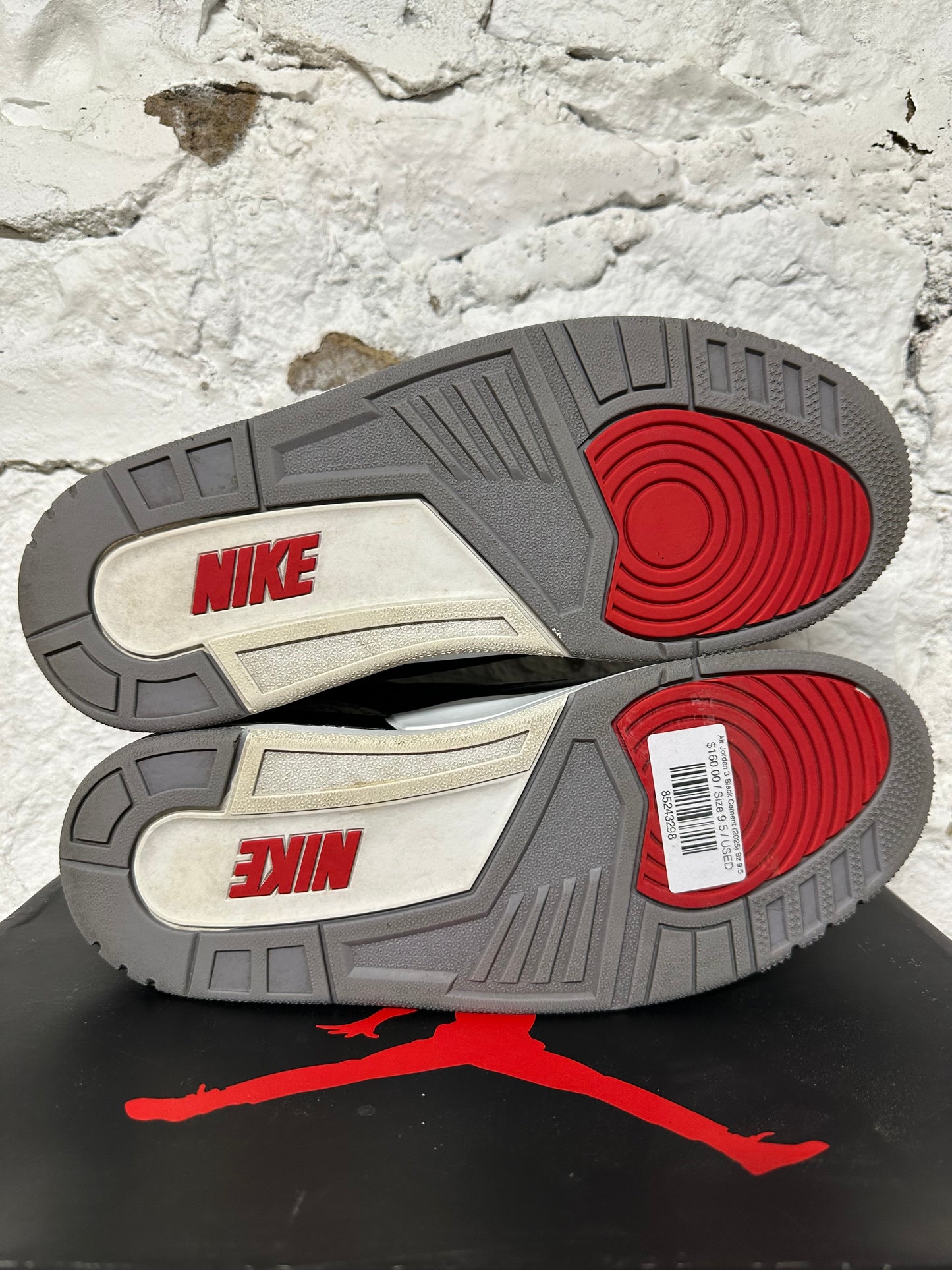 Air Jordan 3 Black Cement (2025) Sz 9.5