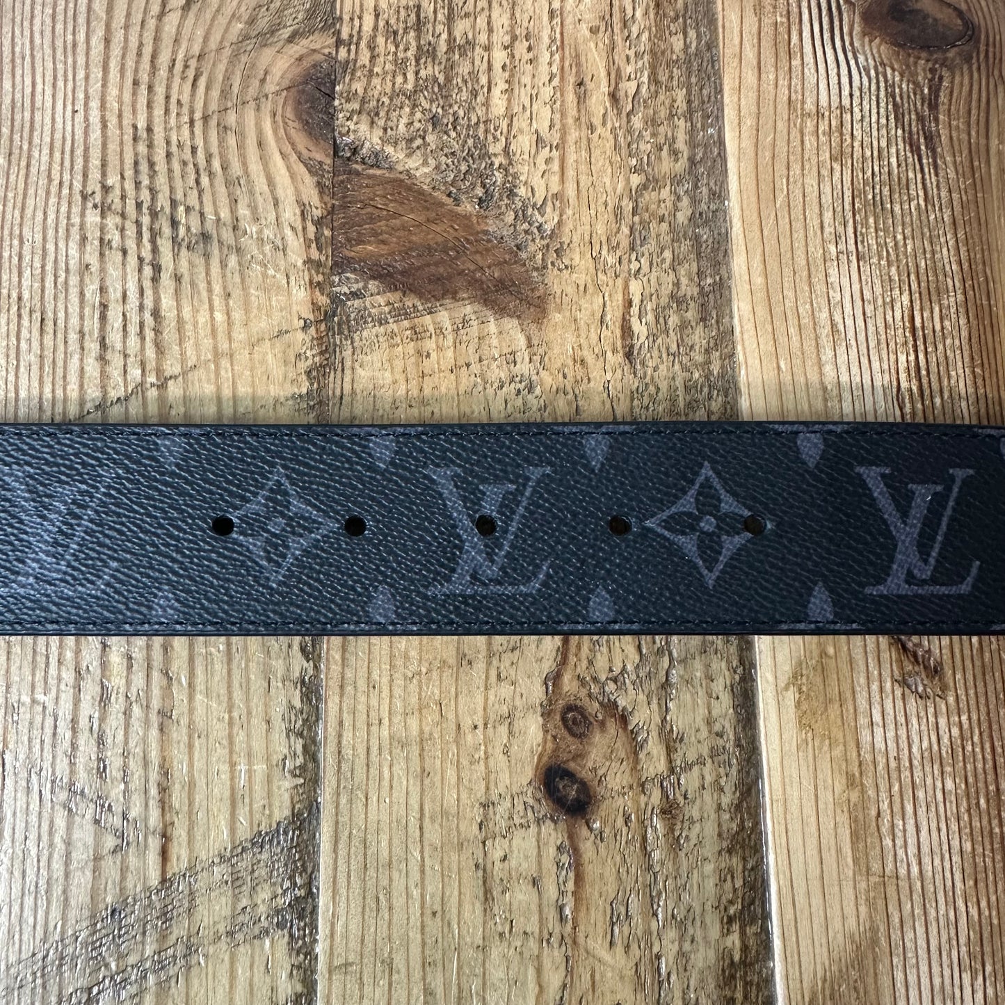 Louis Vuitton Graphite Belt Sz (90/36) W/ Box