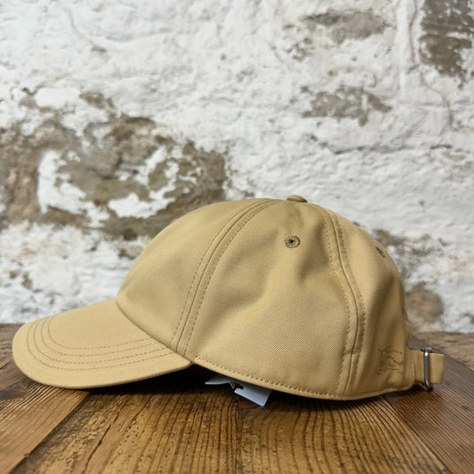 Burberry Check Lined Flax Hat Sz L DS