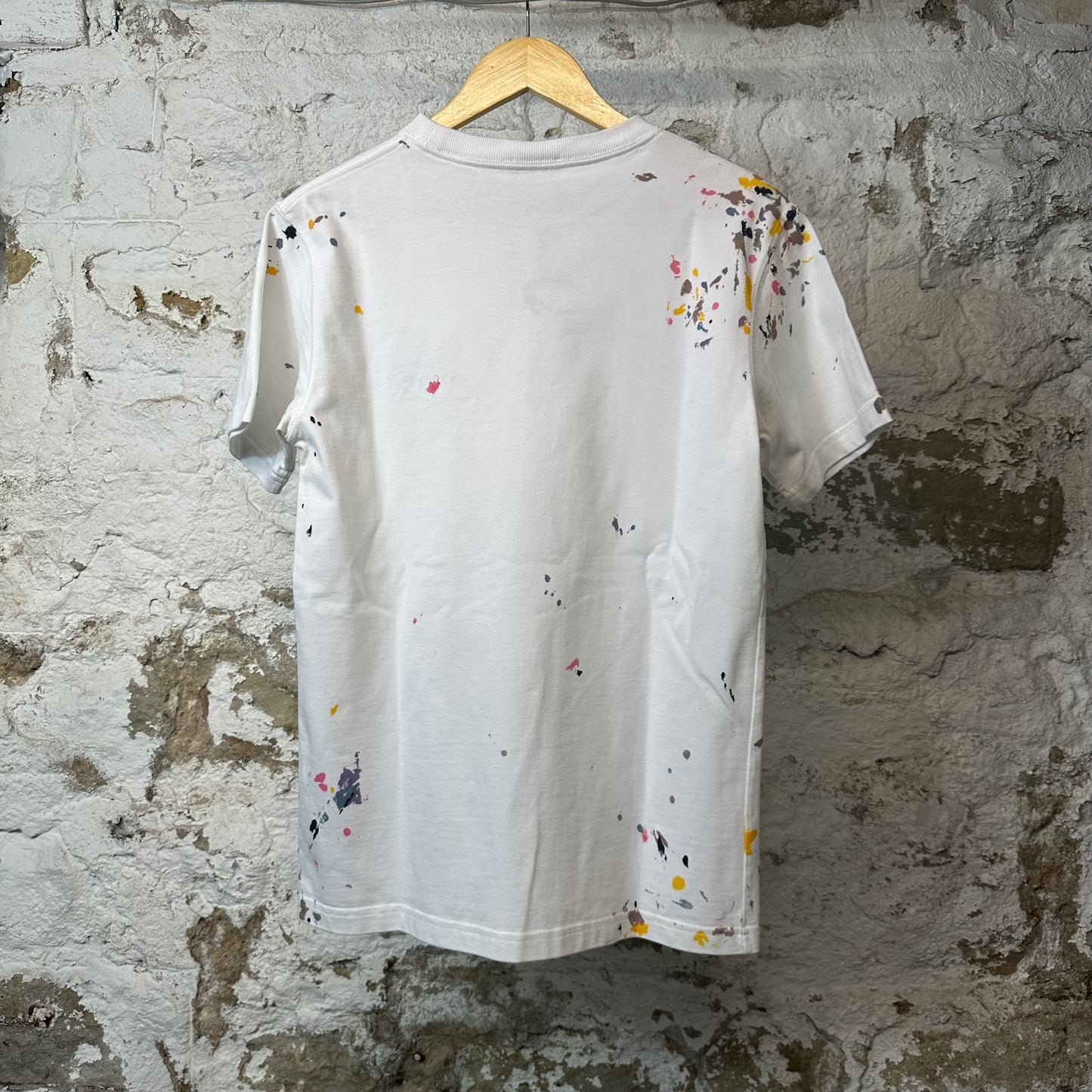 Dior Paint Splatter T-shirt White Sz XS