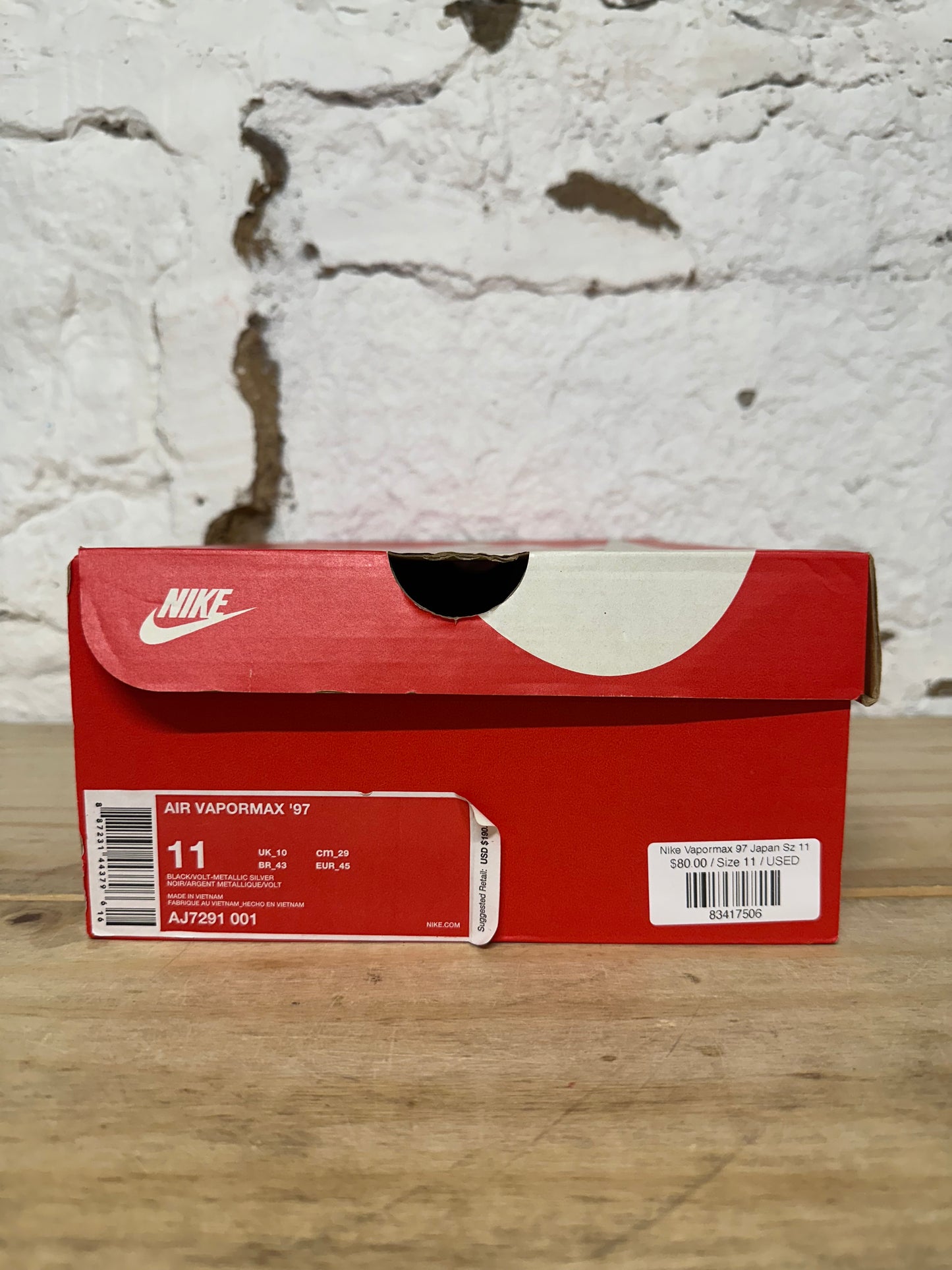 Nike Air VaporMax 97 Japan Sz 11