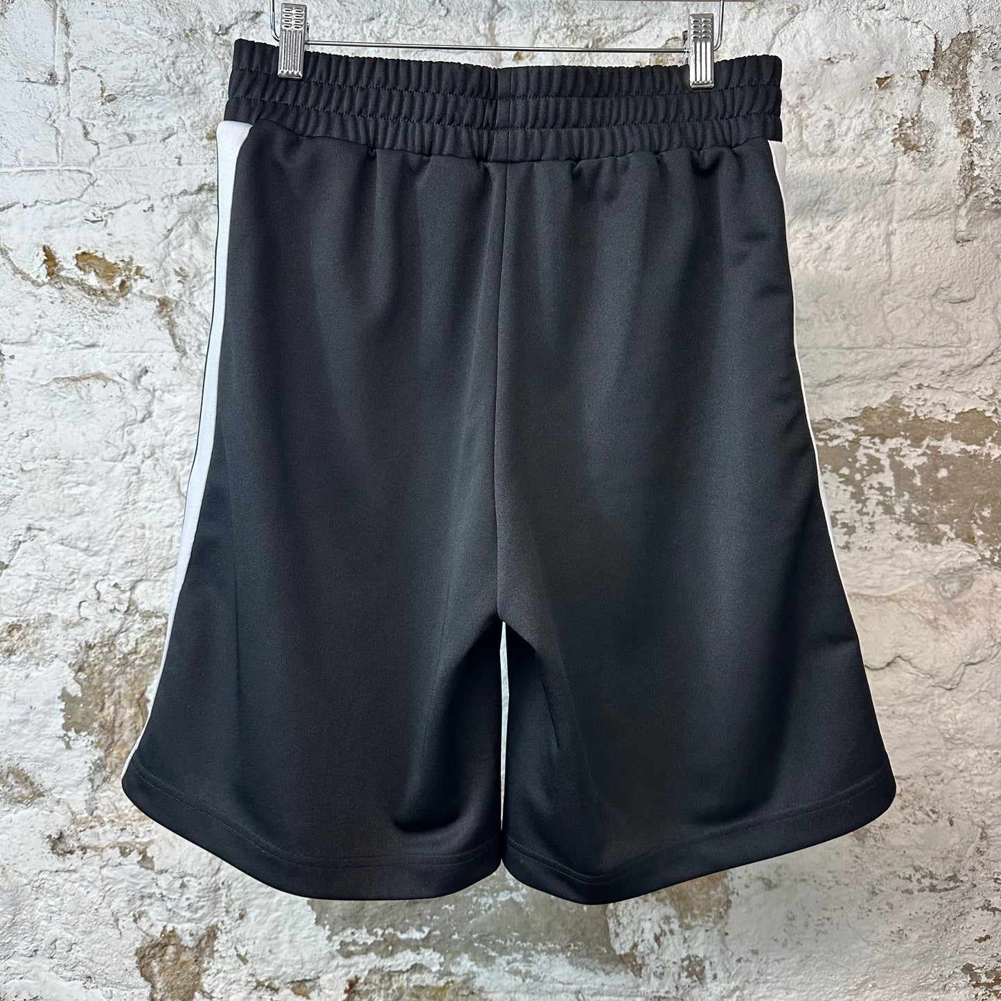 Palm Angels Black White Track Shorts Sz M