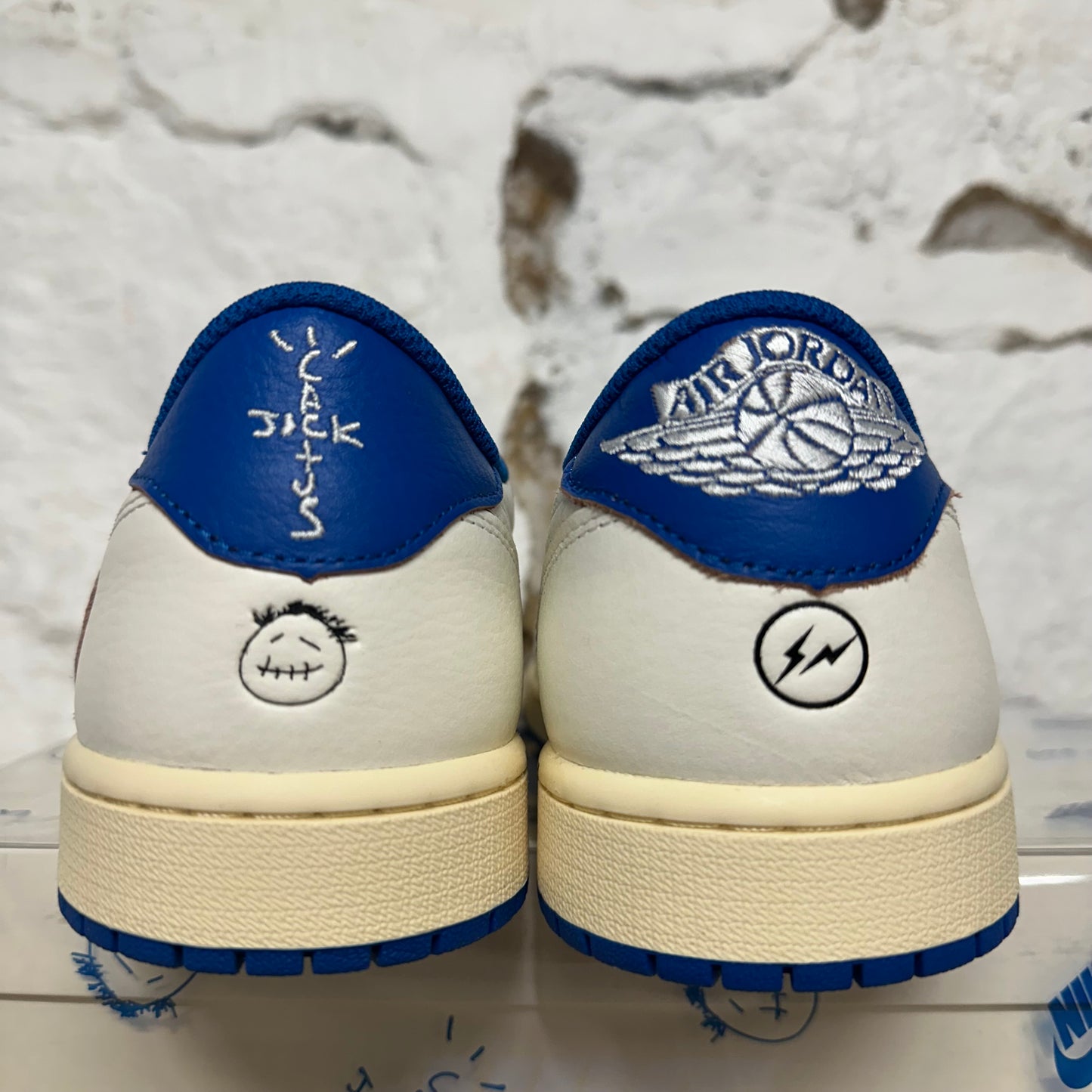 Air Jordan 1 Low Fragment x Travis Scott Military Blue DS