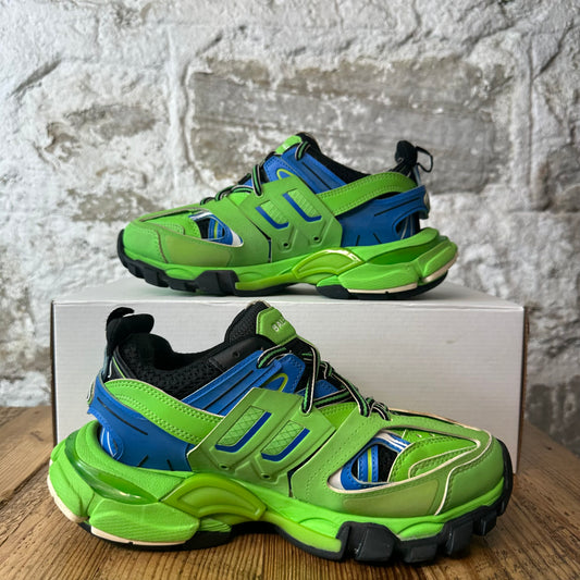 Balenciaga Track Runner Green Blue Sneaker Sz 5 (37)