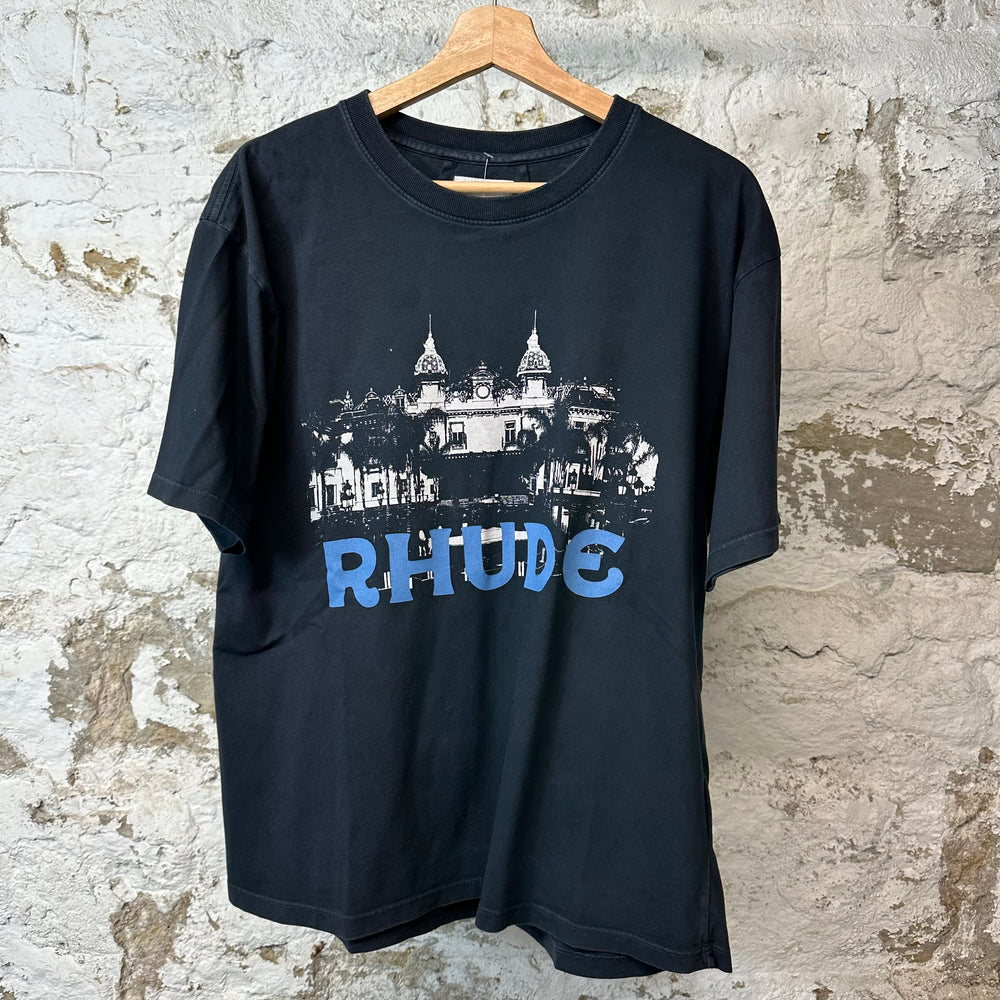 Rhude City T-shirt Navy Sz S